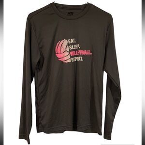 Universal Athletic Small Grey Volleyball Long Sleeve Shirt‎